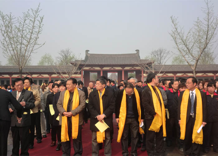 清明节拜祖大典--铭泽机械协办单位